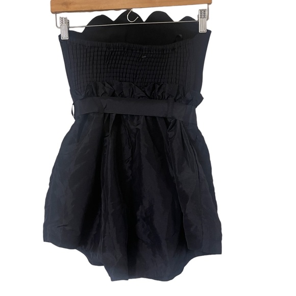 Free People Black Scalloped Dressy Filmore Romper - Picture 5 of 8